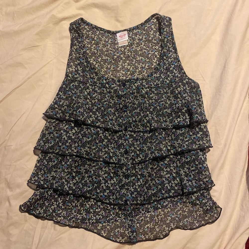 Floral Tiered Tank